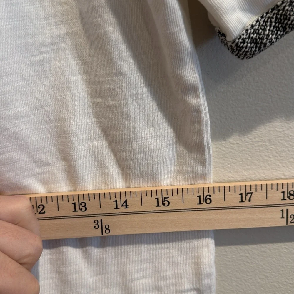 J‎ crew small white tunic